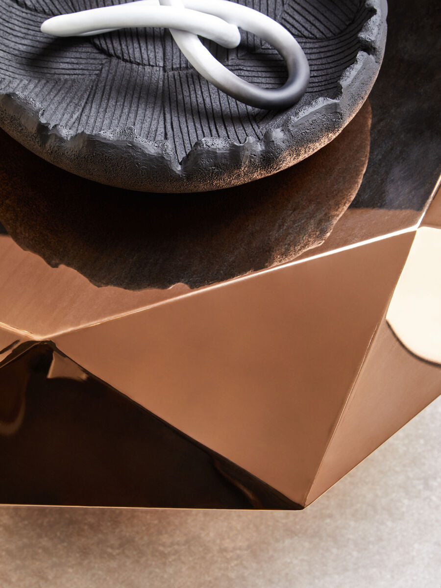 Broc Black Textured Bowl