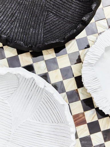 Broc Black Textured Bowl