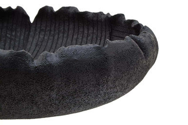 Broc Black Textured Bowl