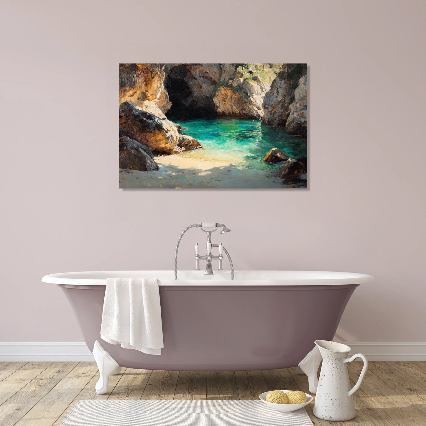 Tranquil Cove Reflection Canvas