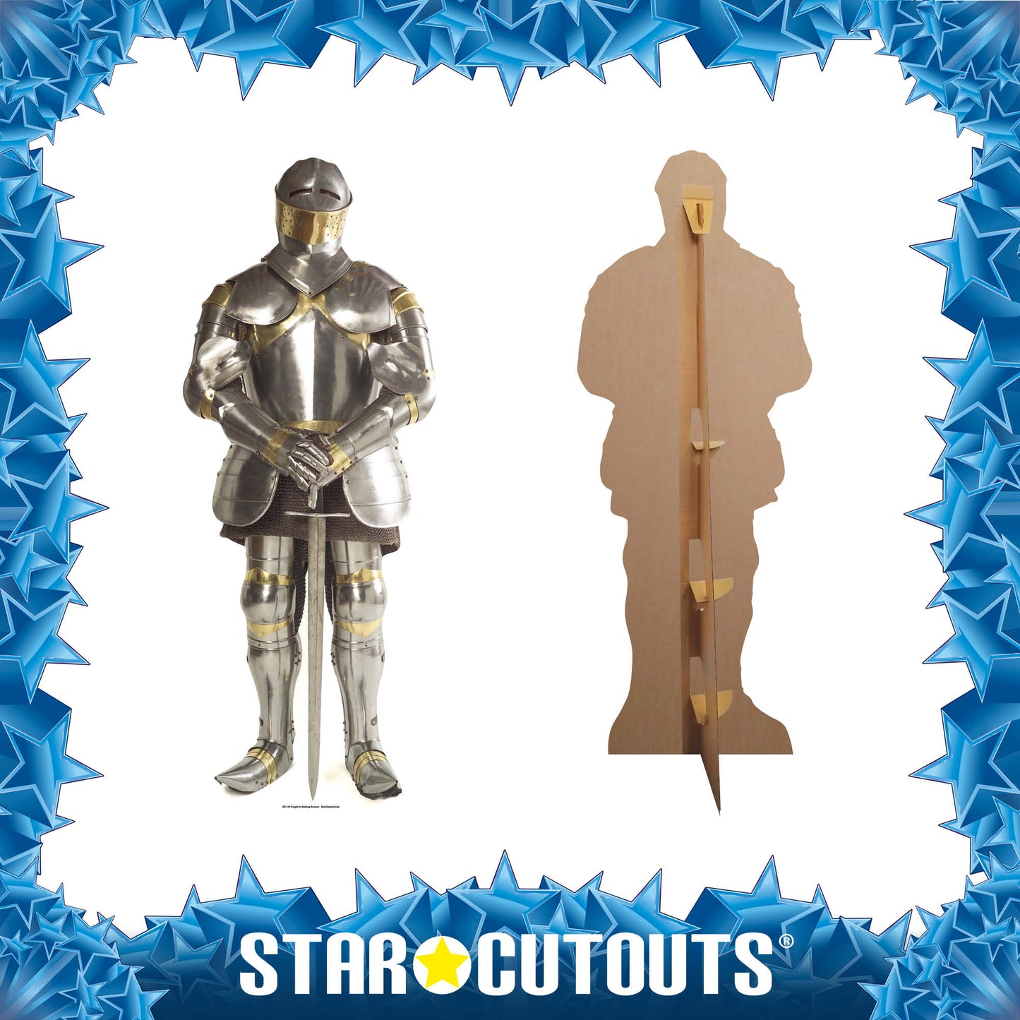 SC141 Knight in Shining Armour Cardboard Cutout Height 186cm