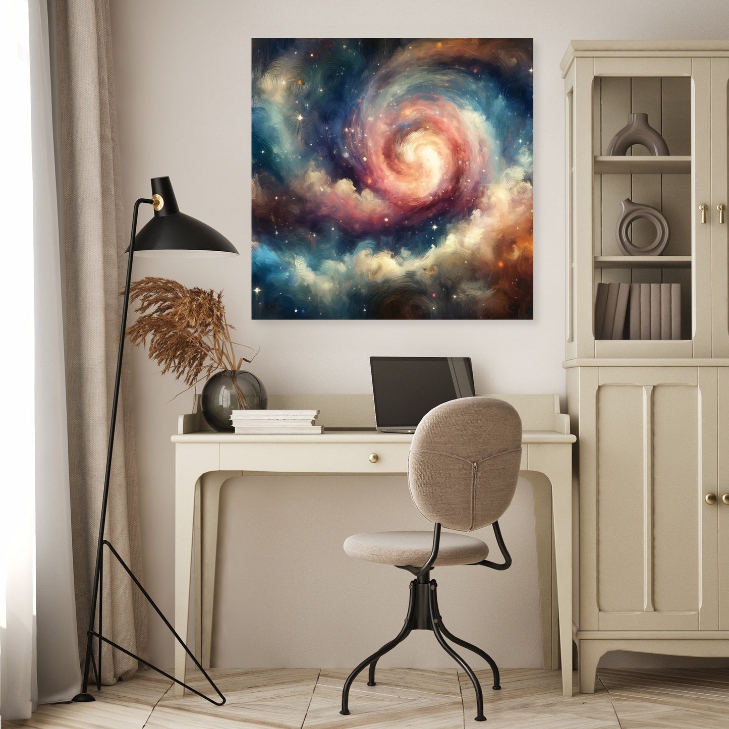 Galactic Swirls Canvas