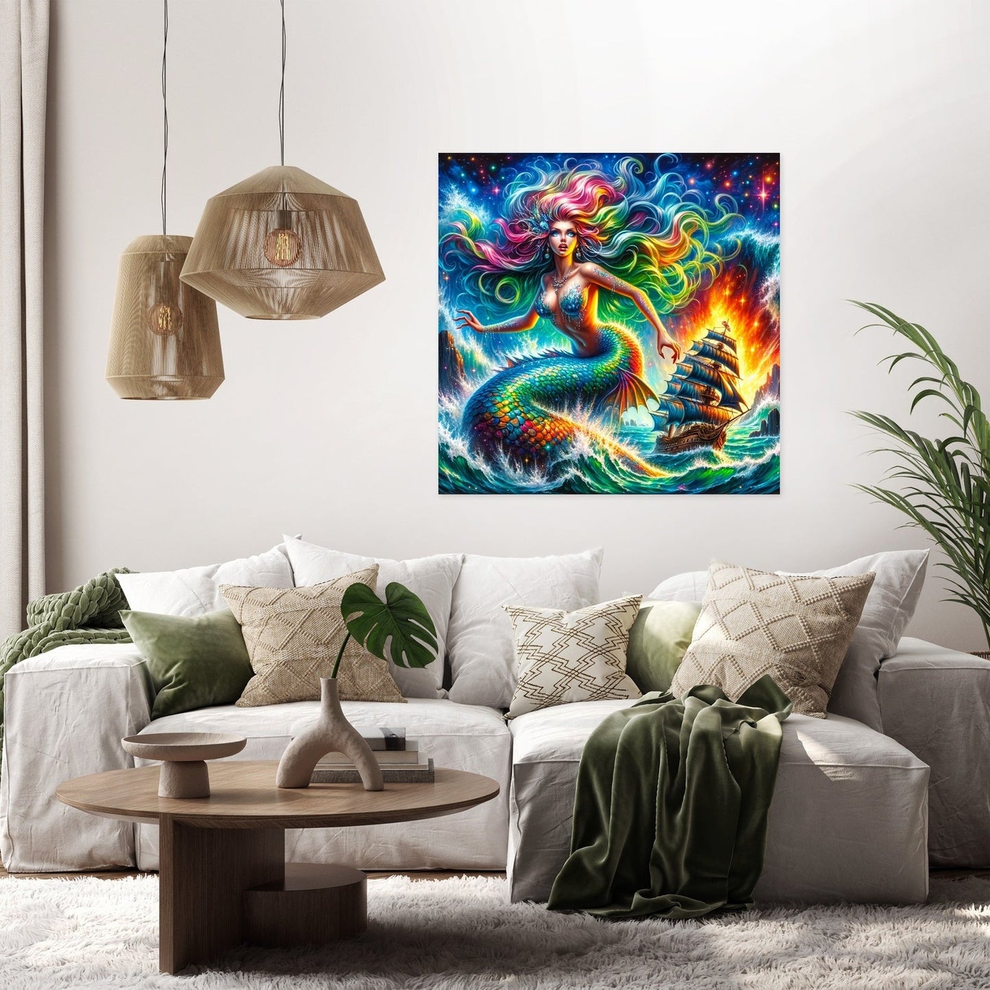 Siren's Call Mermaid Canvas