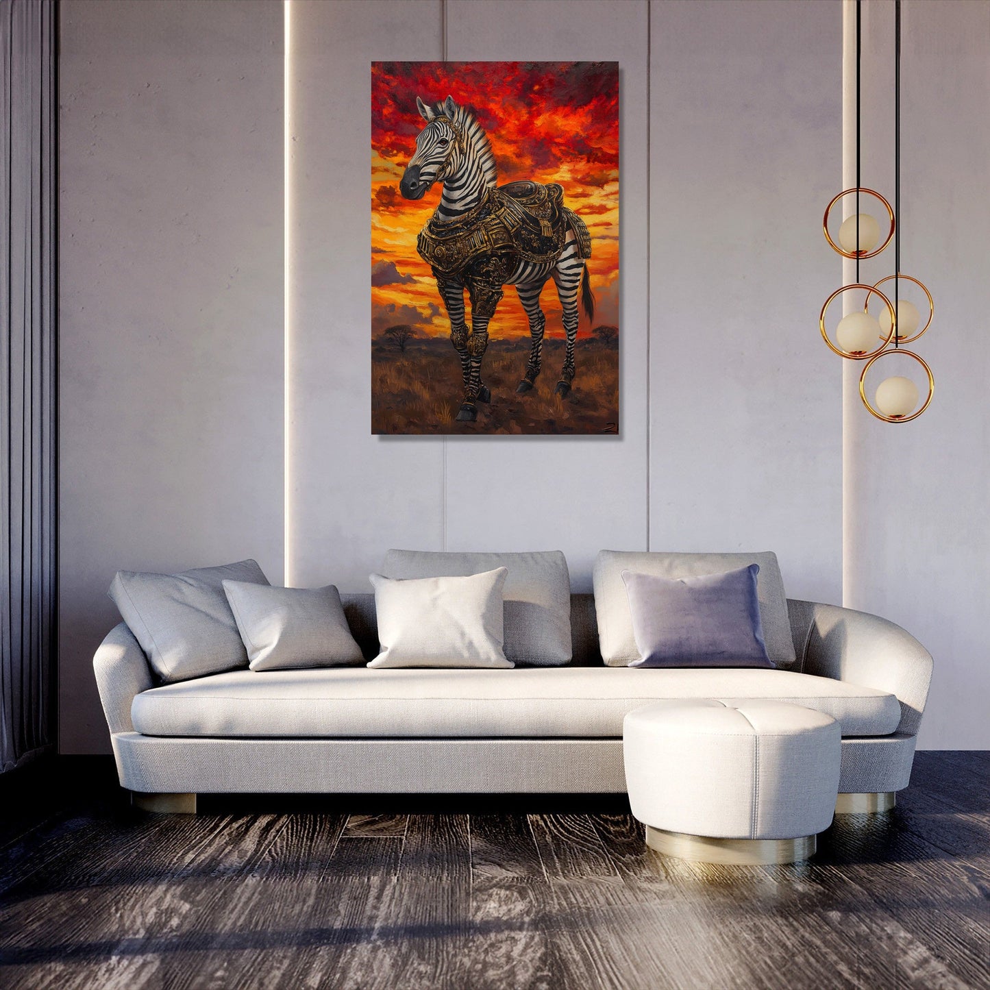Zebra Majesty Canvas