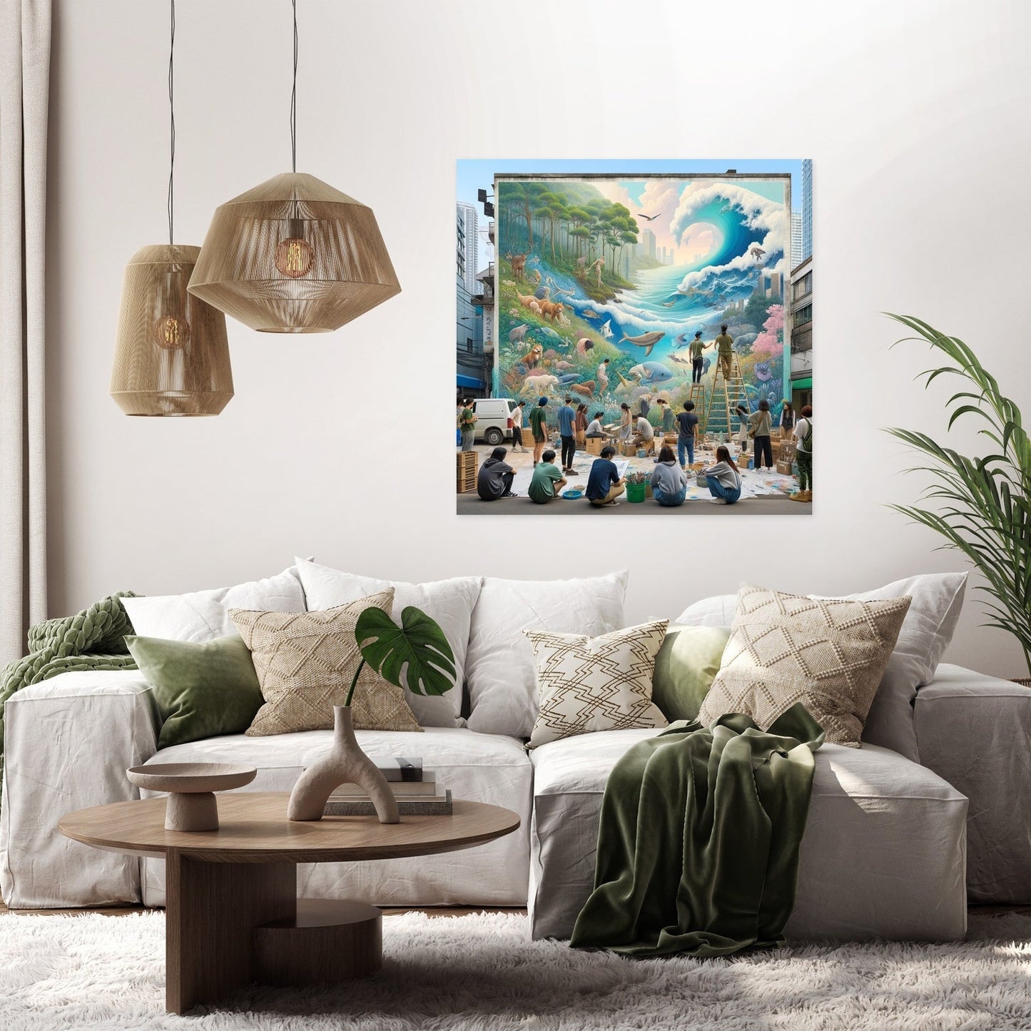Nature's Mural Harmony Canvas