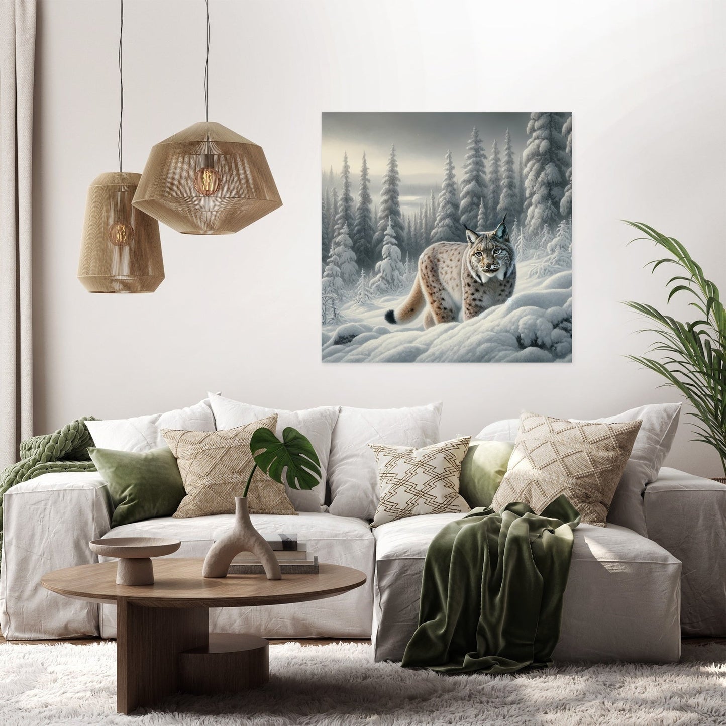 Winter Lynx Canvas