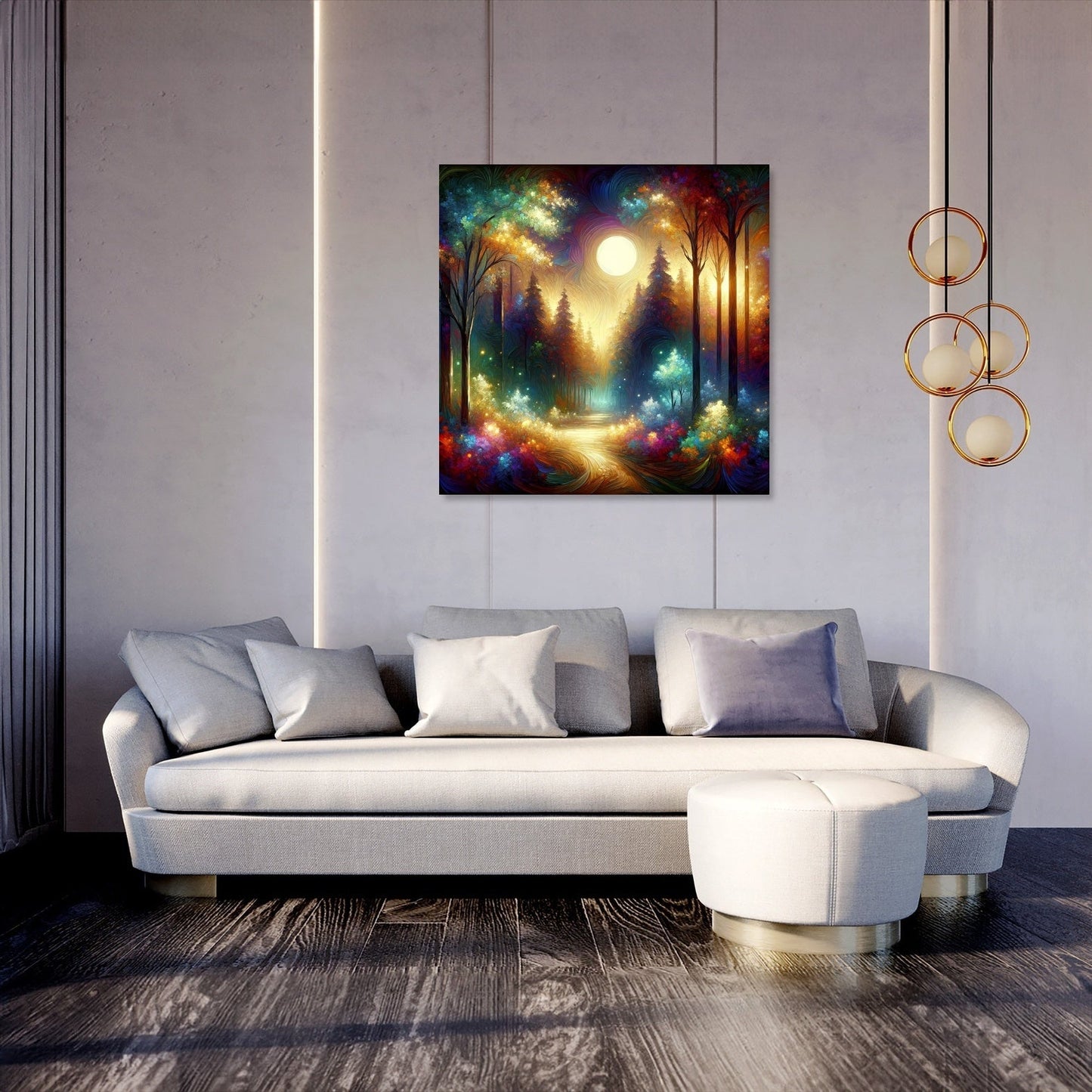 Moonlit Enchantment Canvas