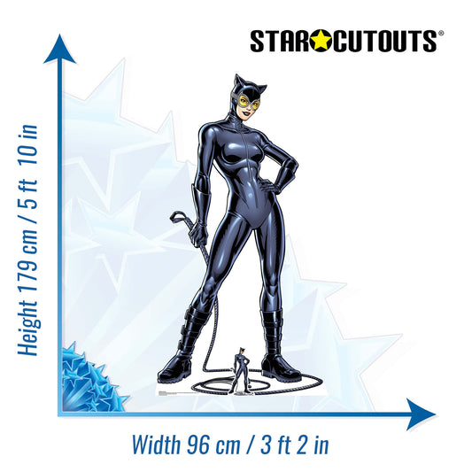 SC1456 Catwoman with Whip Cardboard Cut Out Height 179cm