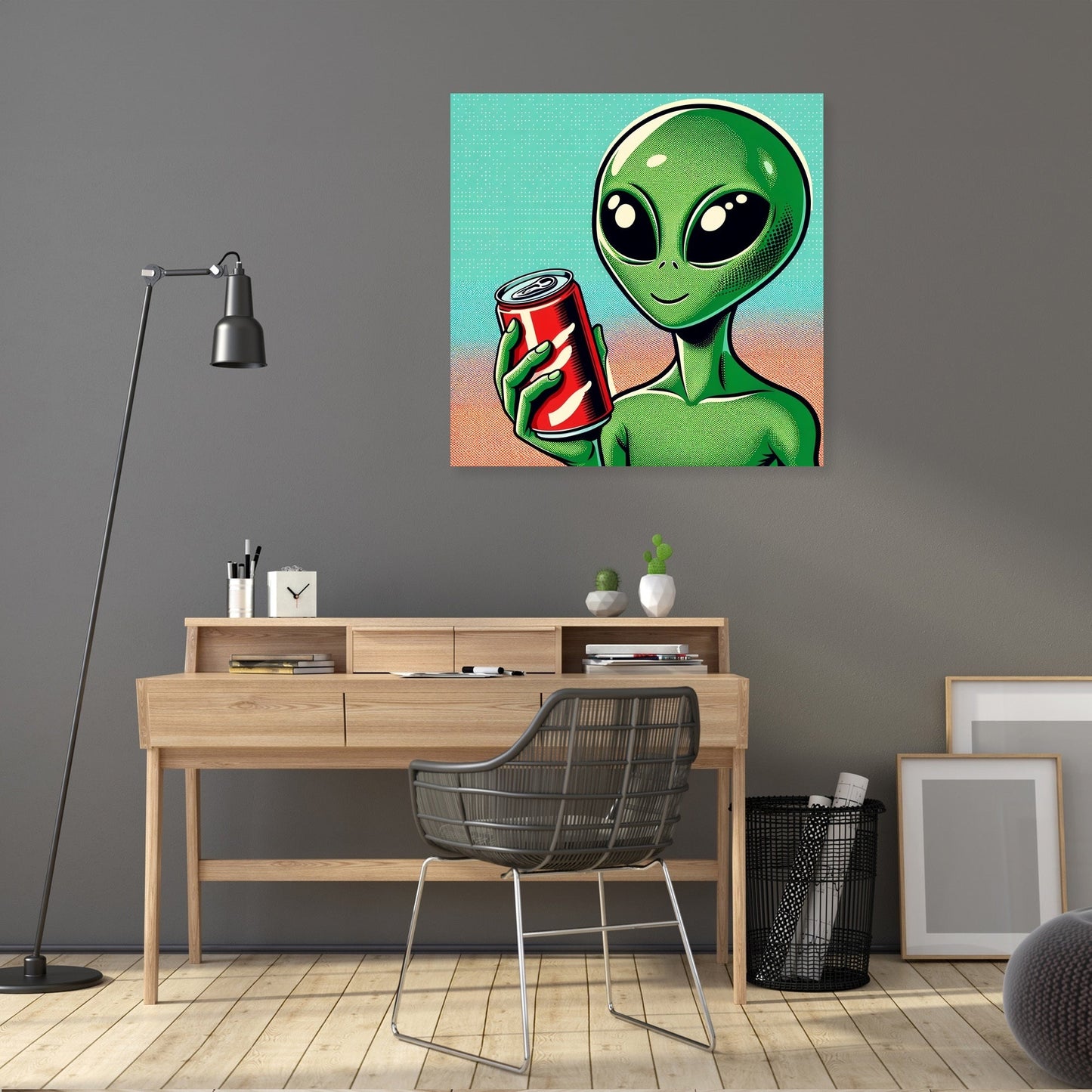 Alien Soda Canvas