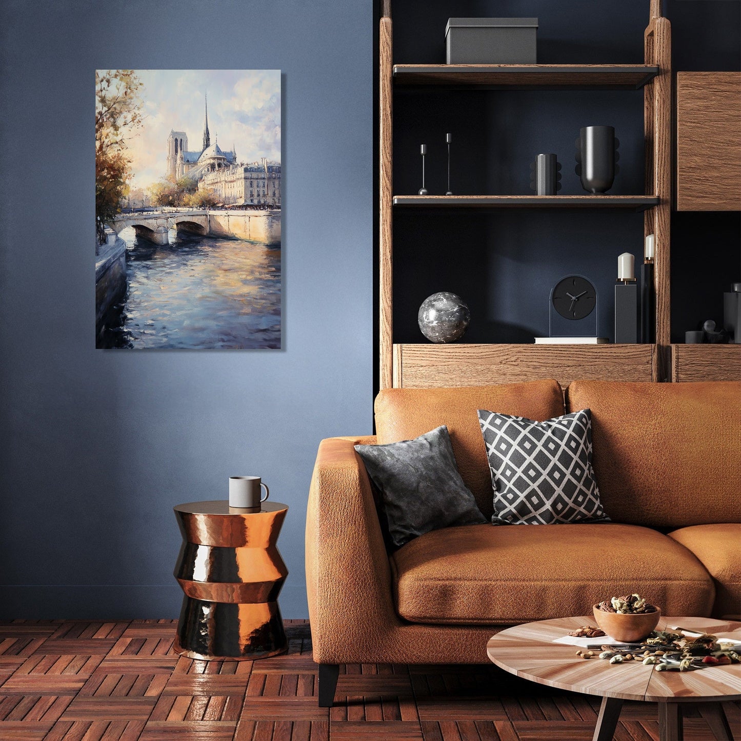 Seine River Parisian Canvas