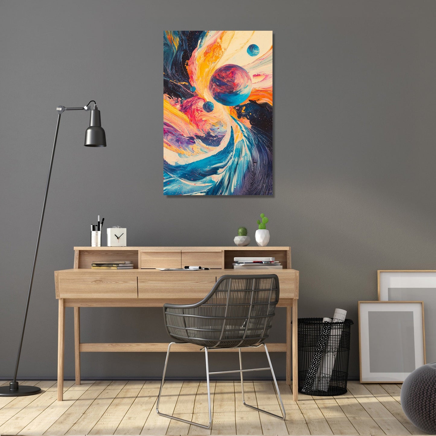 Alien Planetary System Canvas