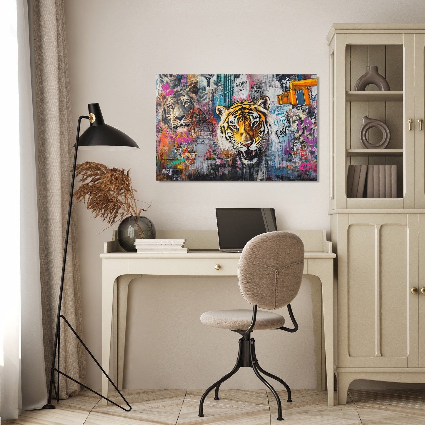 Urban Jungle Animals Canvas
