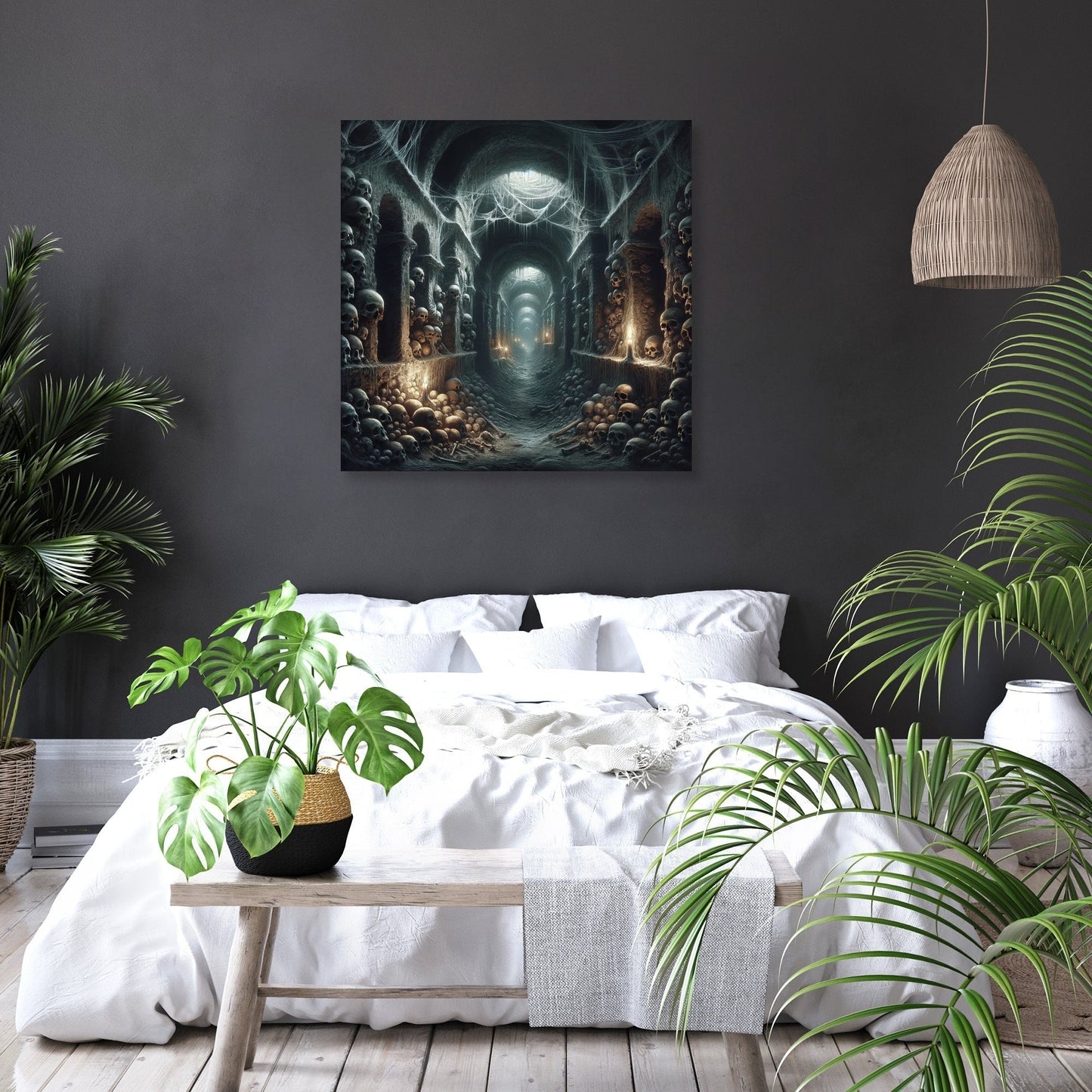 Catacombs Beneath the City Canvas