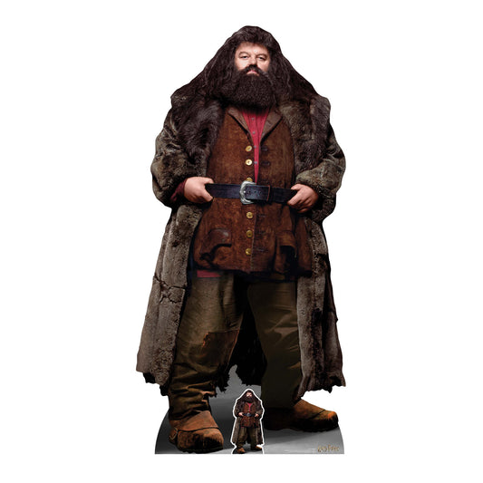 SC1477 Rubeus Hagrid Half Giant Half Human Harry Potter Cardboard Cutout Height 197cm
