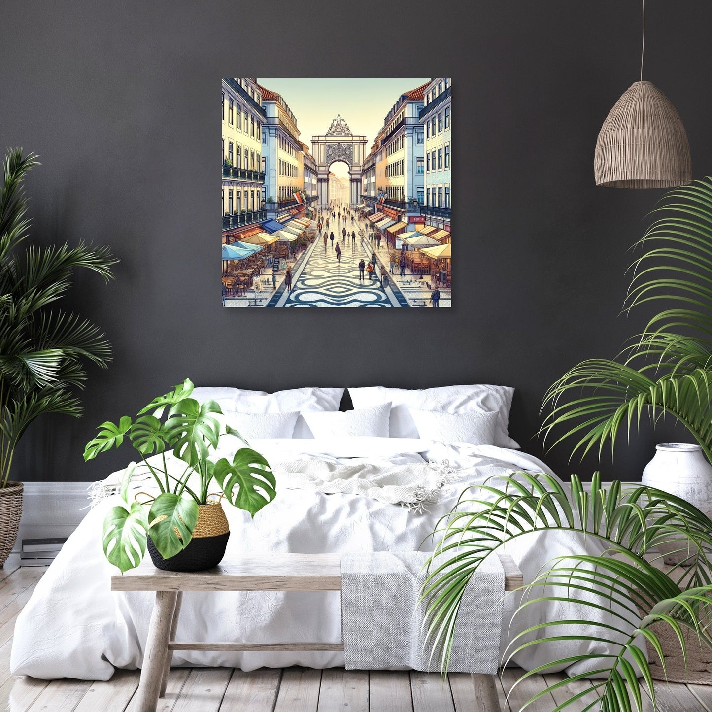 Rua Augusta Lisboa Canvas
