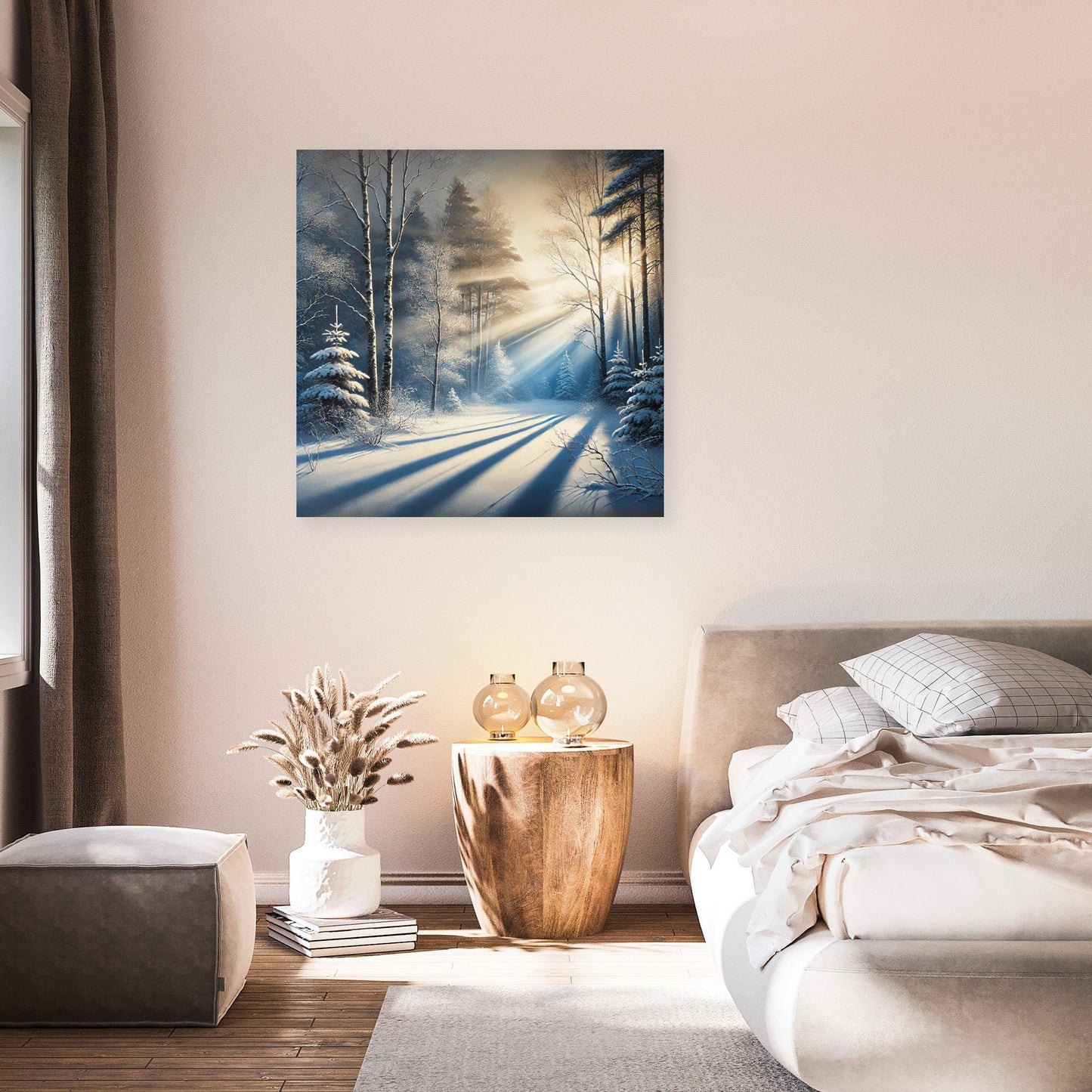Winter's First Light Canvas