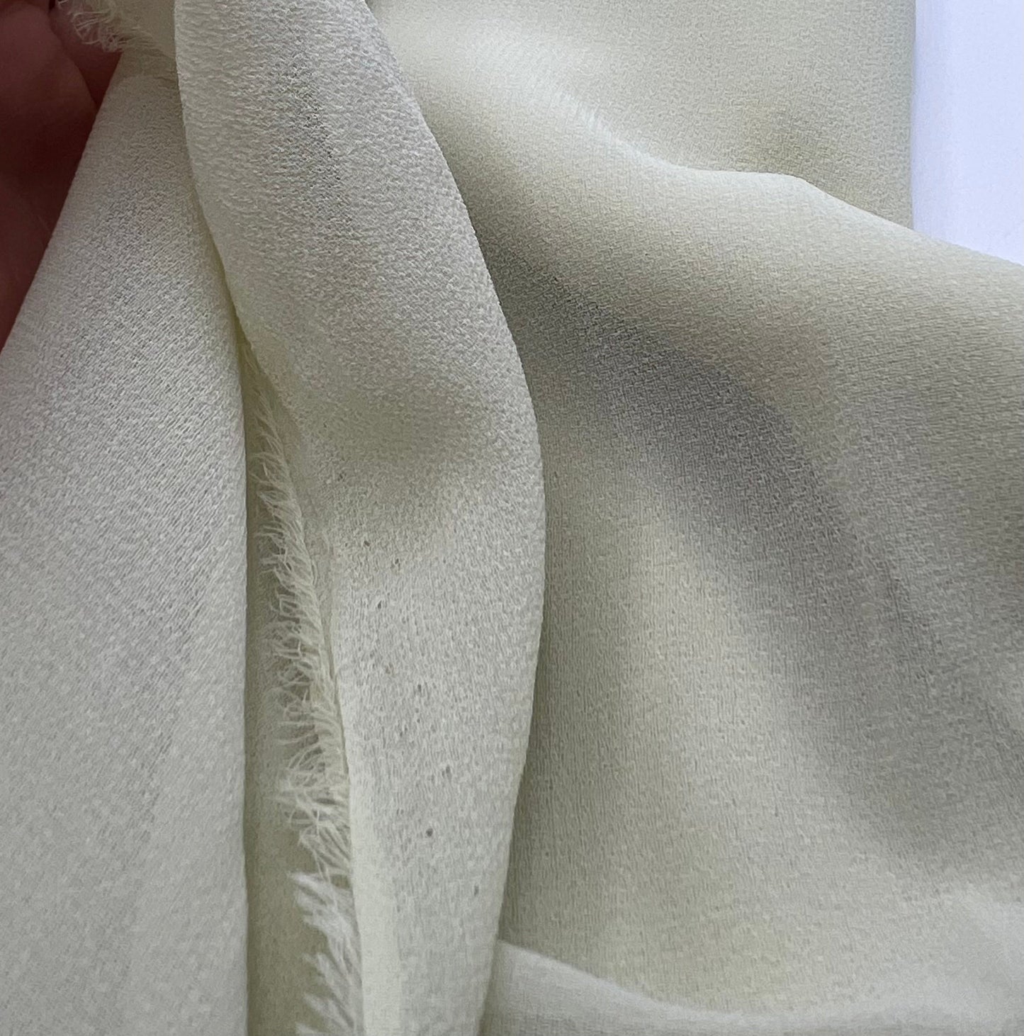 Plain Stone / Sand Chiffon Sheer Dress Bridal Fabric