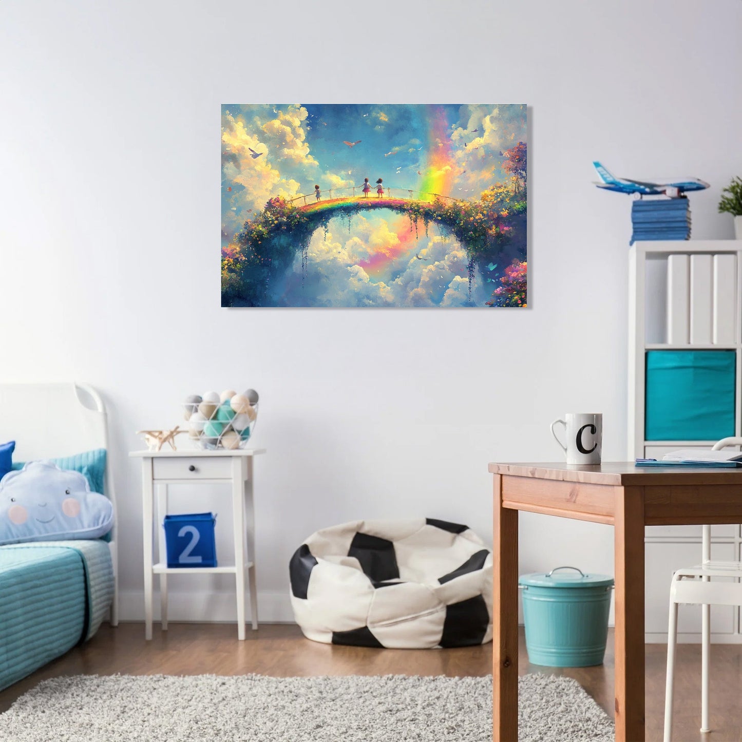 Rainbow Bridge Adventure Canvas