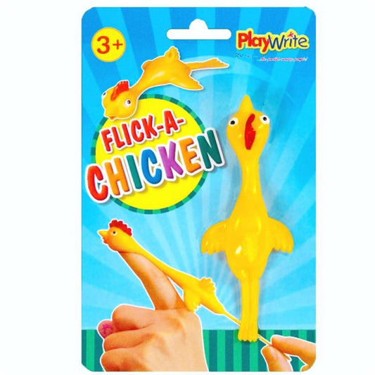 Children's Fun Stretchy Flick-A-Chicken Toy