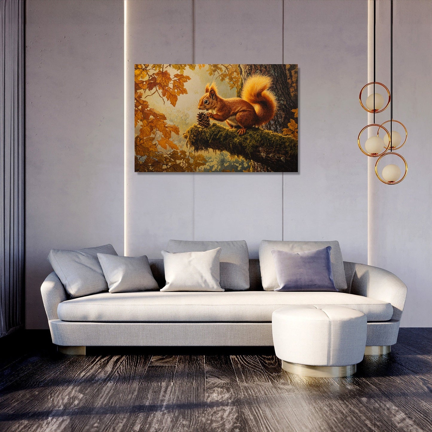 Red Squirrel Sanctuary Canvas