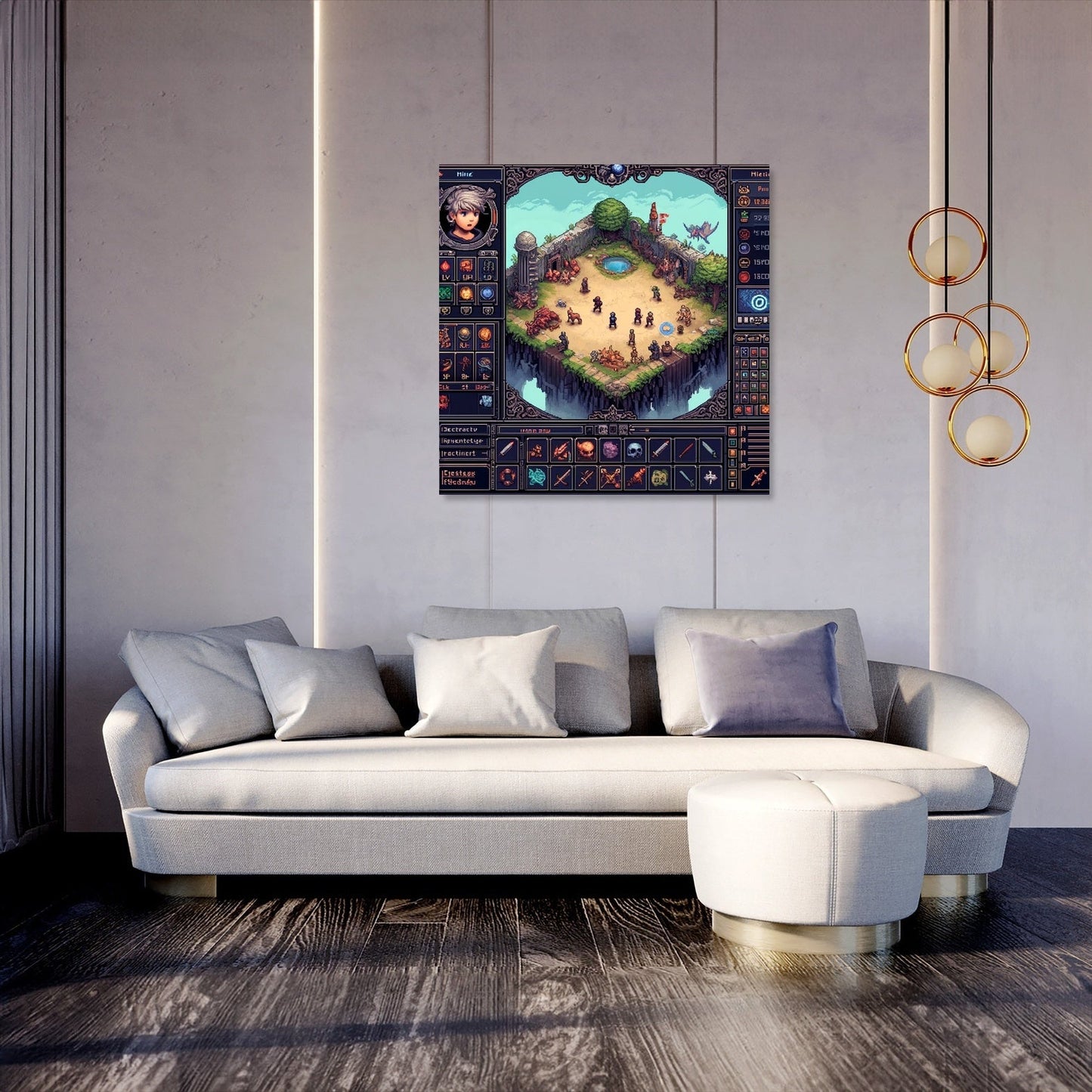 Pixel Quest Canvas