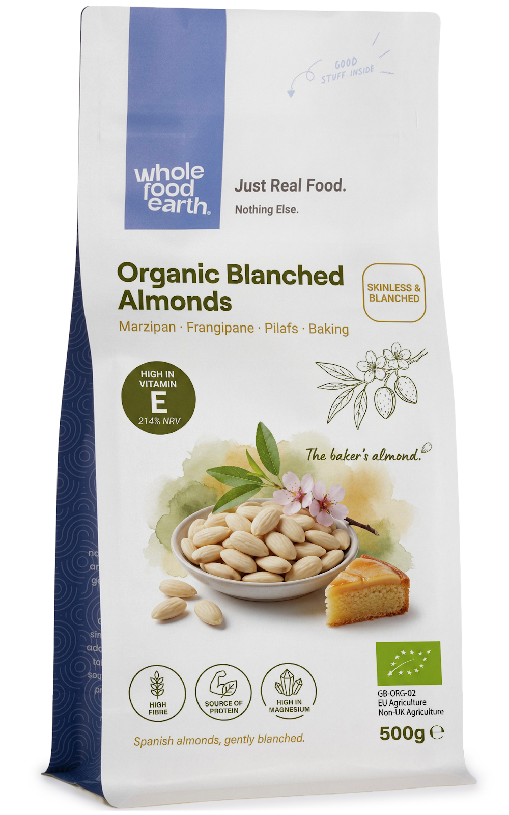 Organic Blanched Almonds