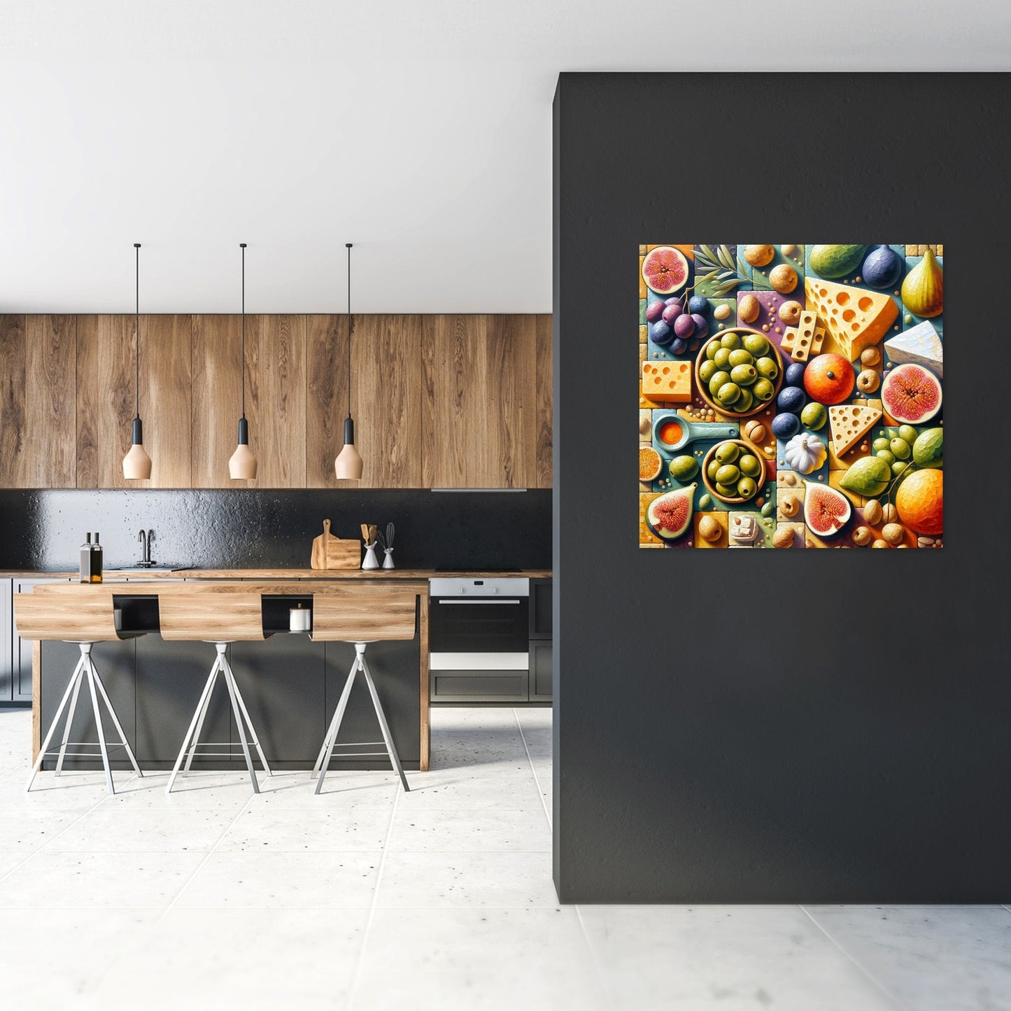 Mediterranean Mosaic Canvas