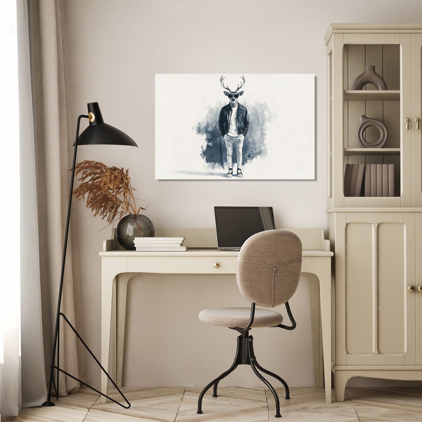Stag in Style Canvas