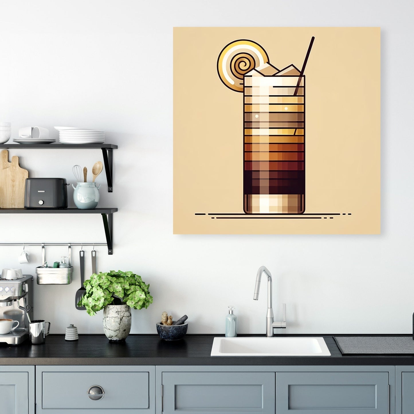 Long Island Iced Tea Minimalist Canvas
