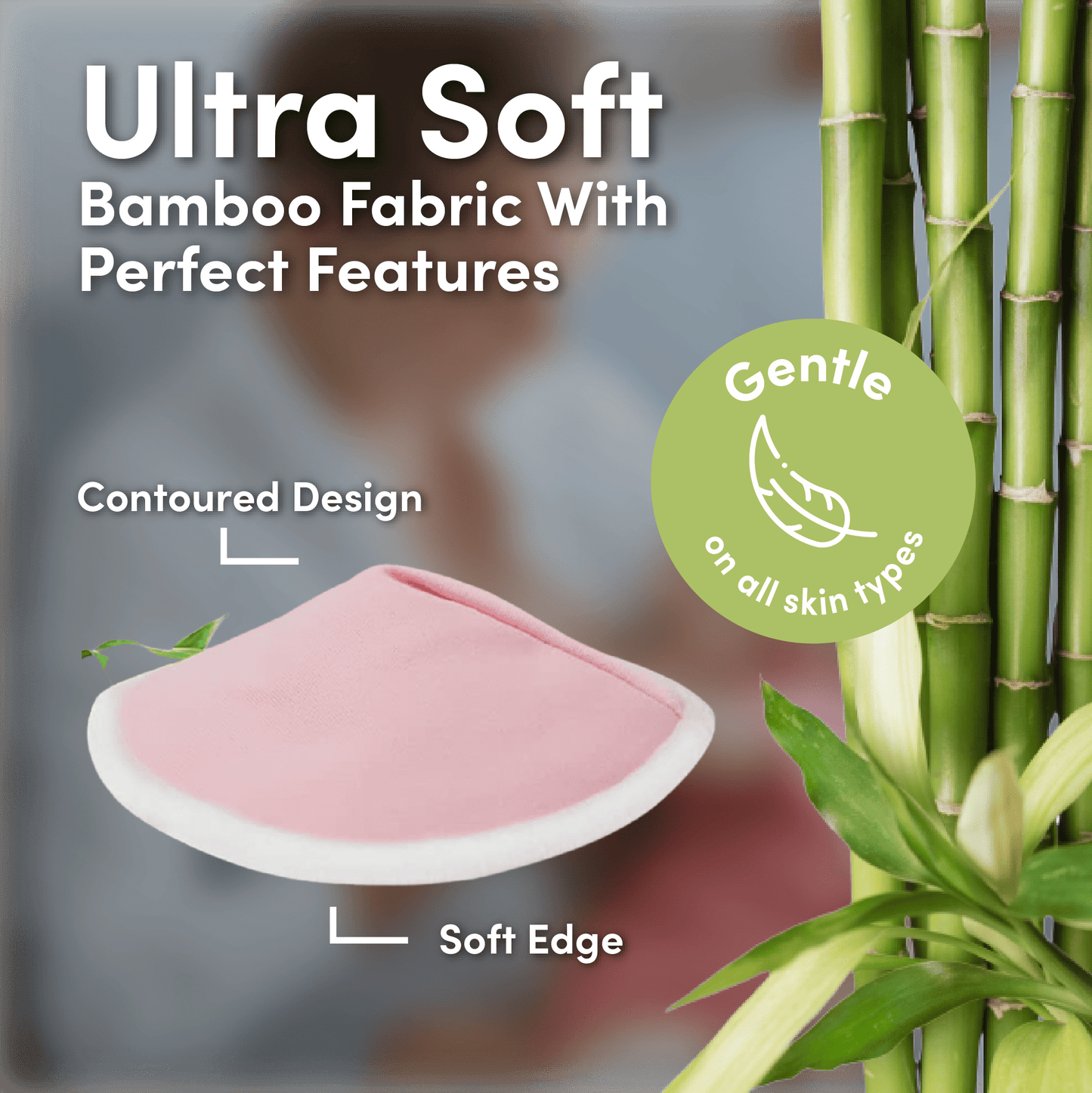 Multi Colour Bamboo Breast Pads - 14 Pack