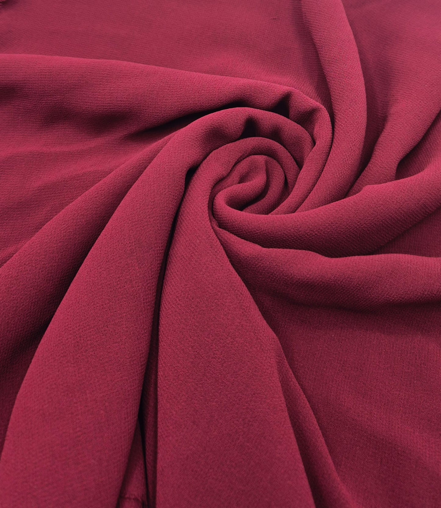 Plain Burgundy Chiffon Sheer Dress Bridal Fabric