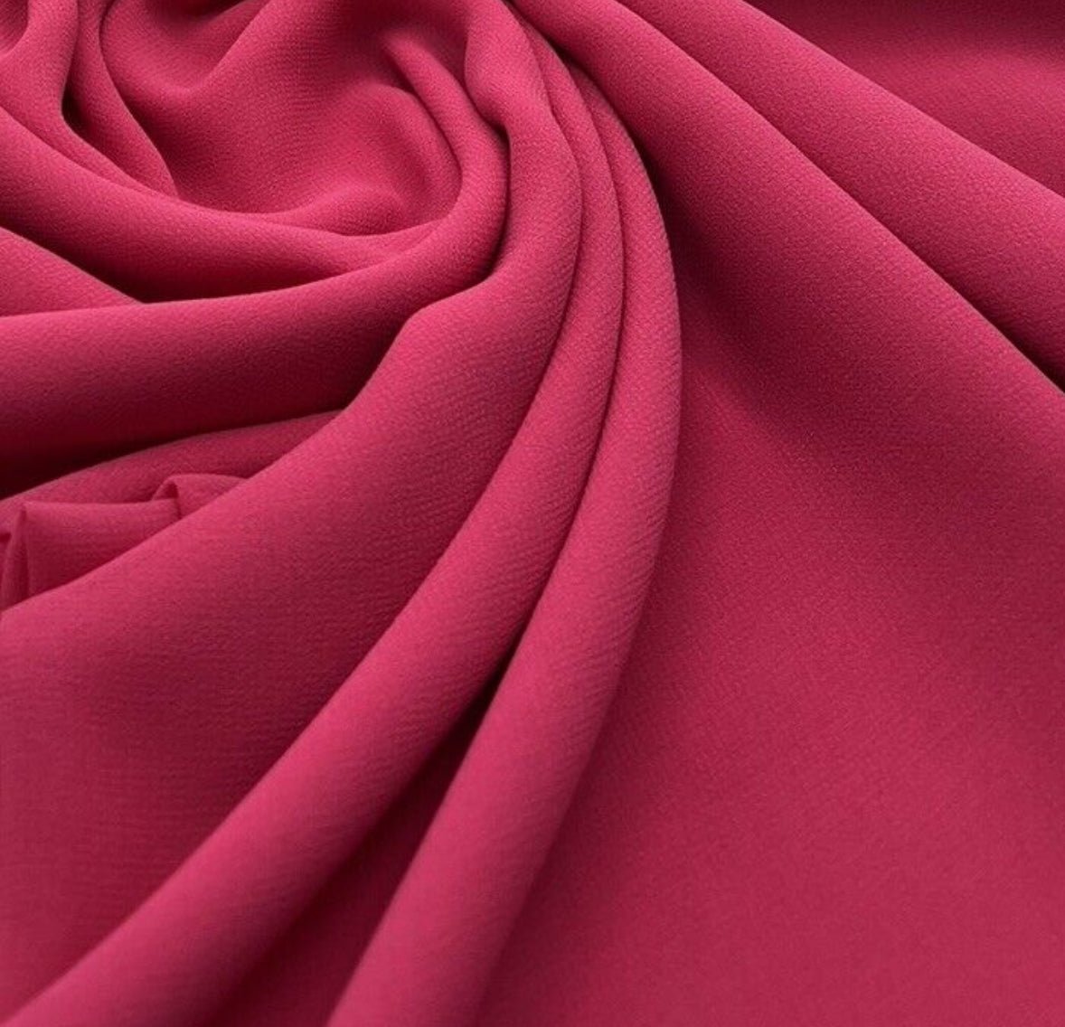 15 COLOURS - Premium Plain Dyed Chiffon Fine Soft Sheer Dress Fabric