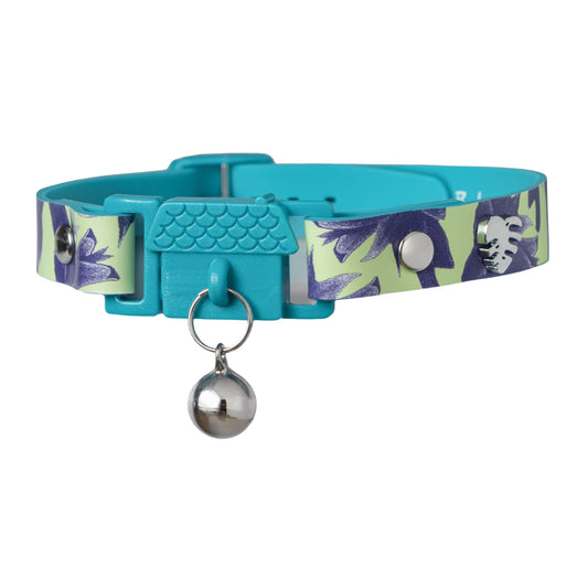 KITTYRAMA BOTANICALS LOTUS CAT COLLAR - Quick Release, Breakaway, Hypoallergenic