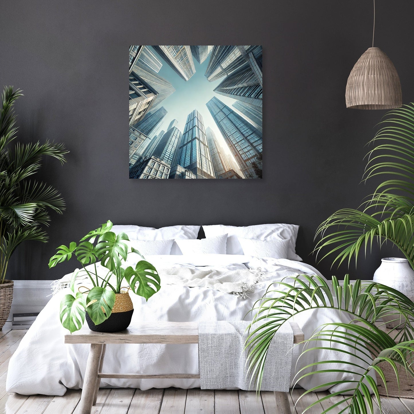 Towering Skyscraper Canvas