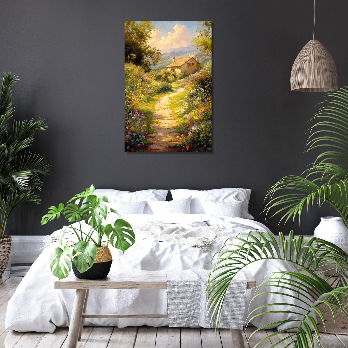 Afternoon Garden Canvas