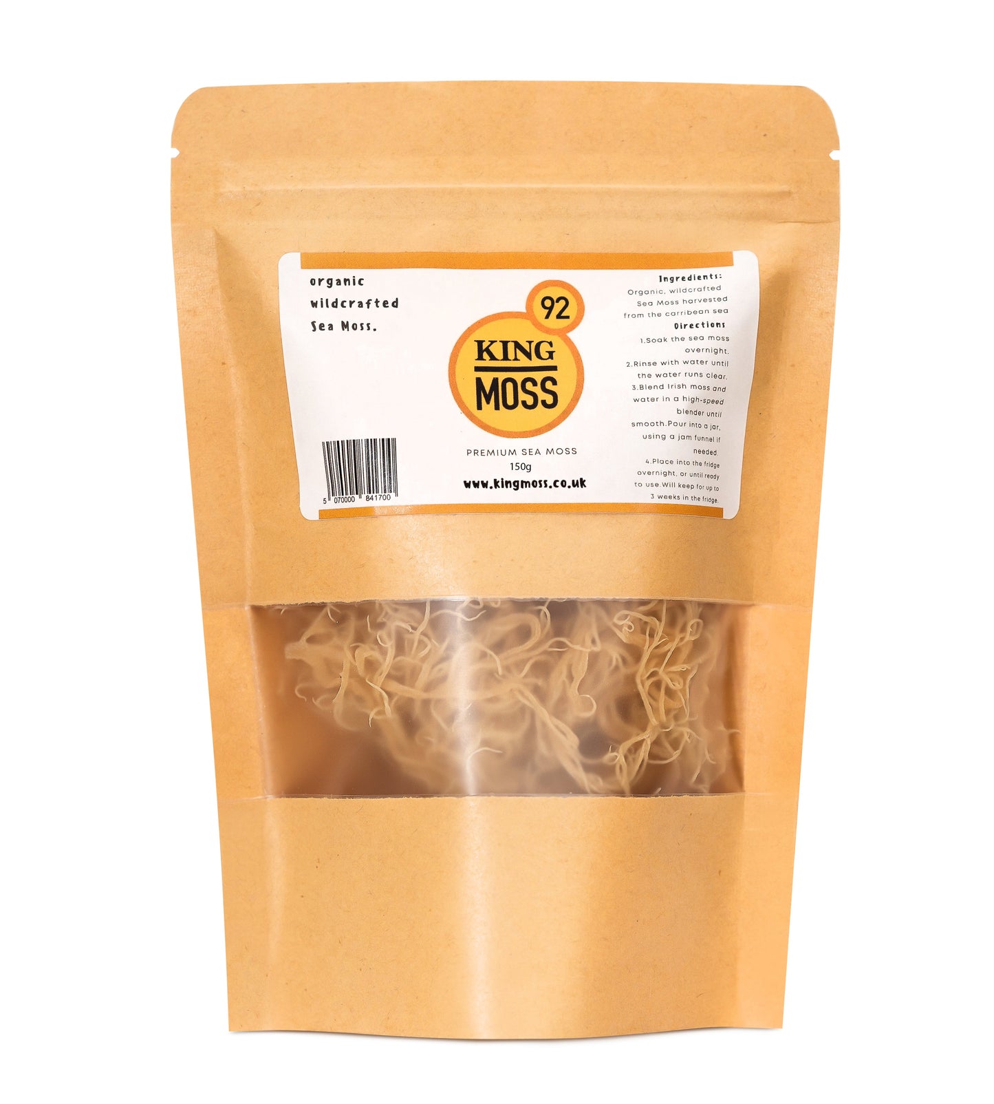 Raw Organic Wildcrafted Sea Moss | King Moss