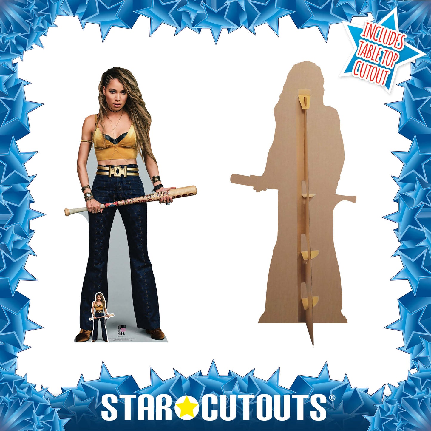 SC1513 Black Canary Jurnee Smollett-Bell Birds of Prey Cardboard Cut Out Height 169cm