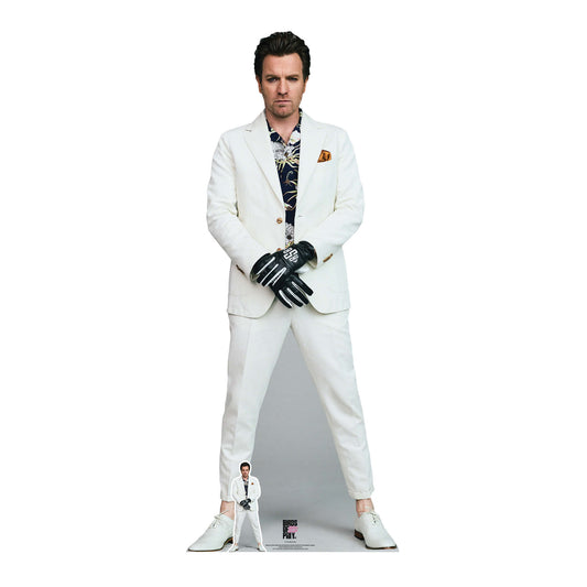 SC1514 Black Mask Ewan McGregor Birds of Prey Cardboard Cut Out Height 178cm