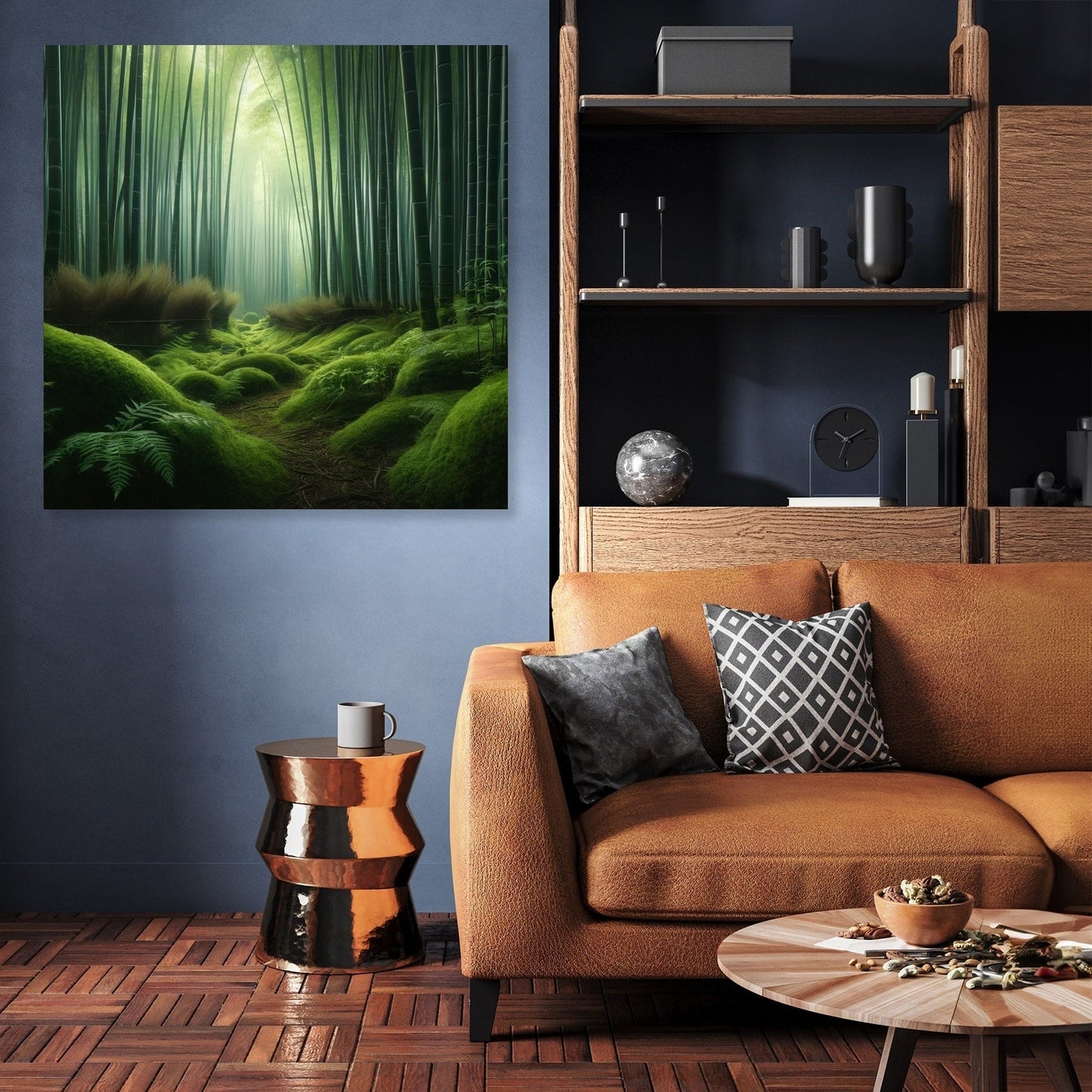 Tranquil Bamboo Grove Canvas