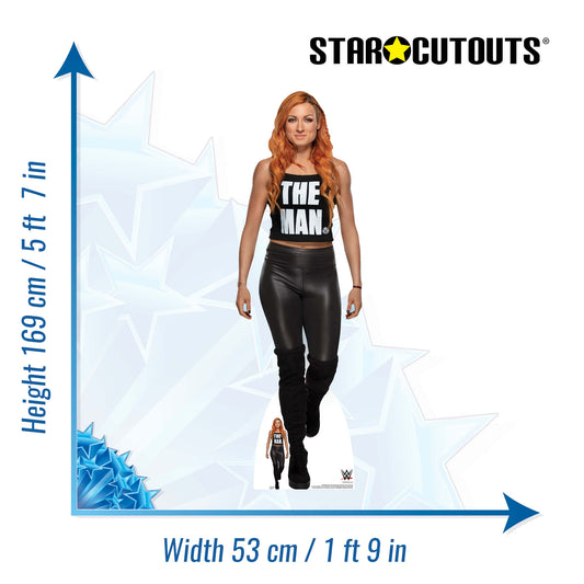 SC1520 Becky Lynch The Man Cardboard Cut Out Height 169cm