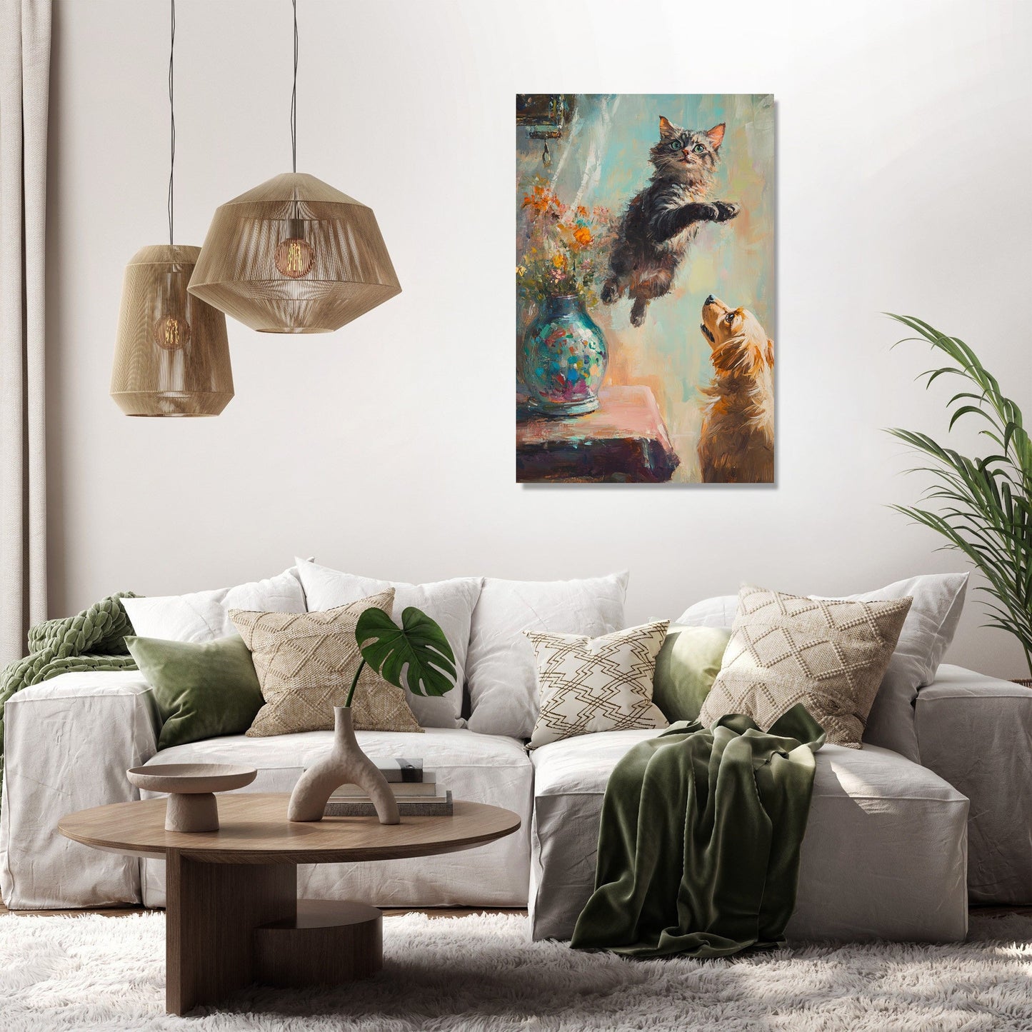 Cat's Mischief Canvas