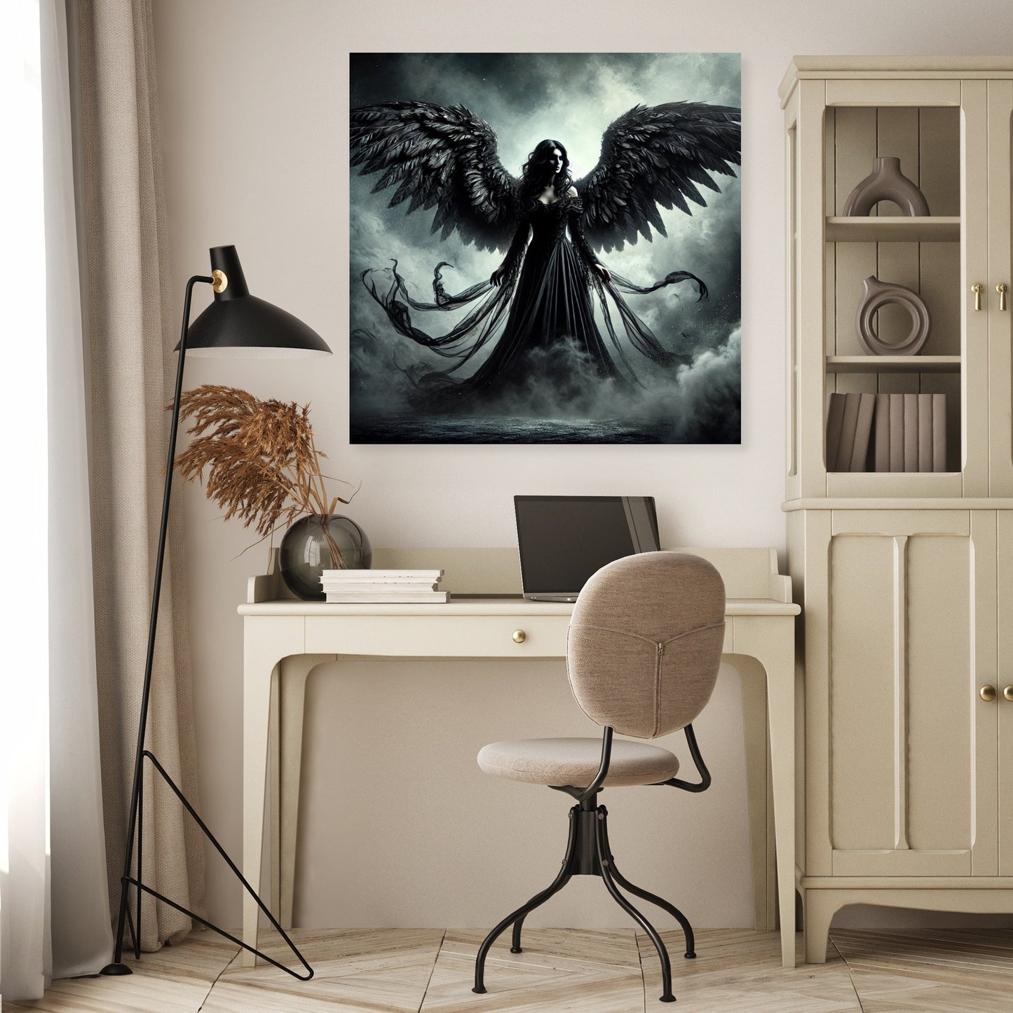 Gothic Angel of Darkness Canvas