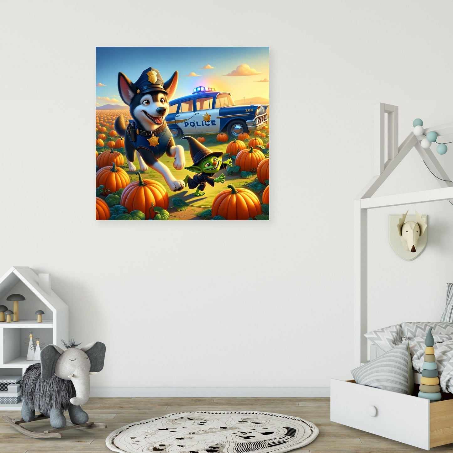Goblin Chase Canvas