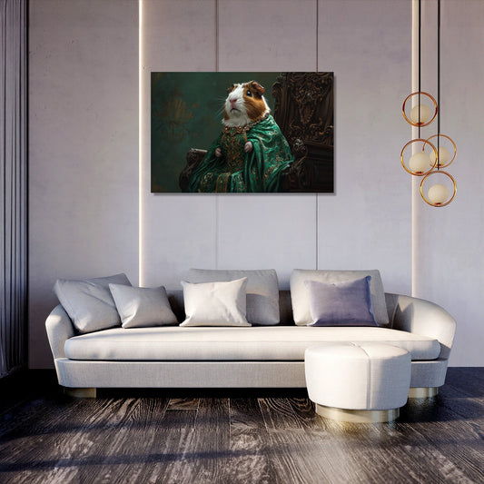 Regal Guinea Pig Canvas