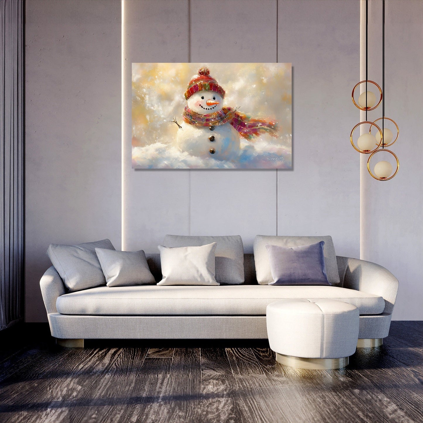 Frosty Cheer Canvas