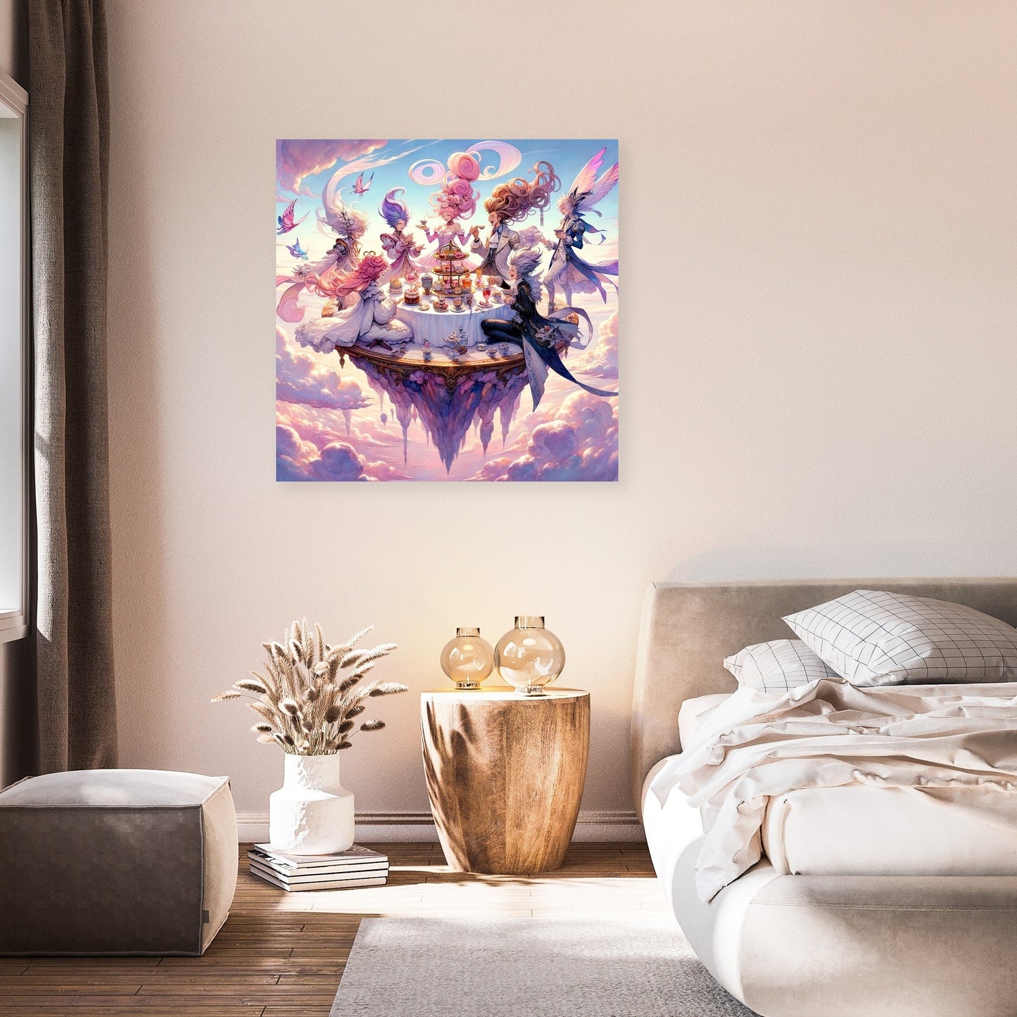 Sky High Tea Party Canvas