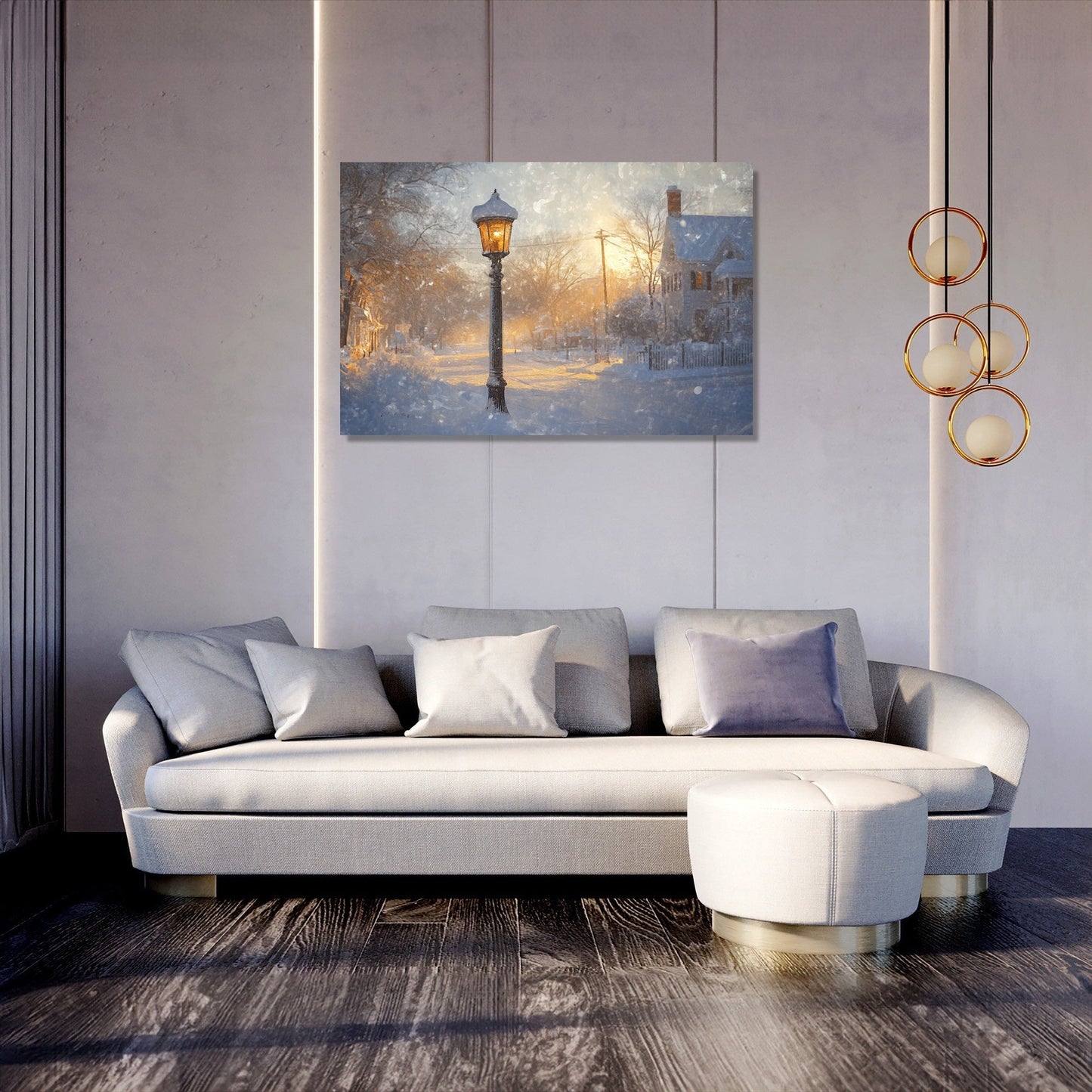 Winter Luminescence Canvas