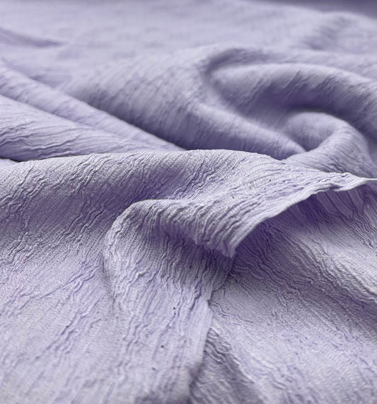 Lilac Textured 2 Way Stretch Fabric
