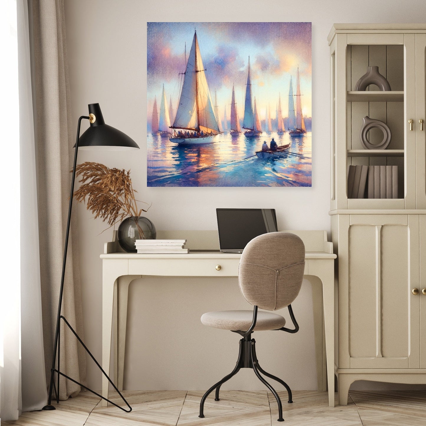 Dawn's Regatta Canvas