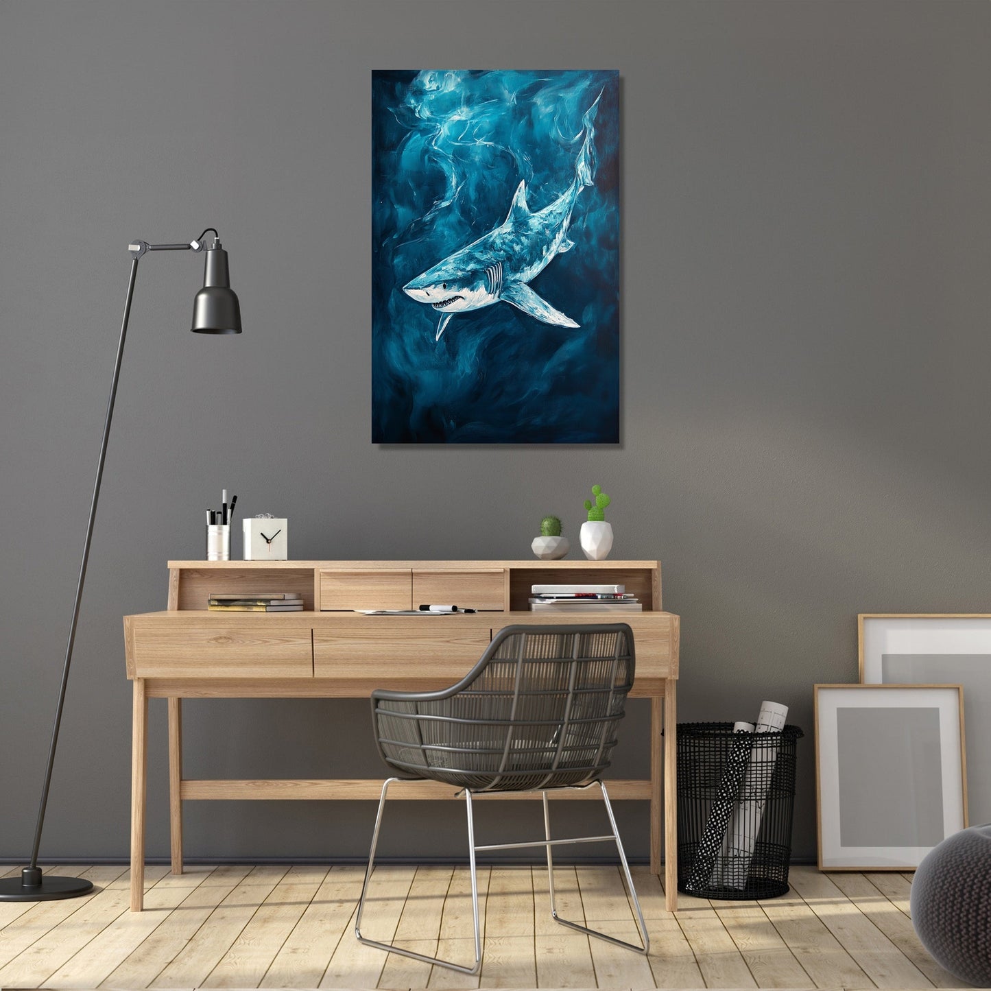 Silent Shark Canvas